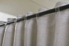 Vorhang Schal verdeckte Schlaufen >>Cationic<< blickdicht Leinen Optik natura seidenmatt (HxB) Landhaus Stil 20440 Vorhang 20440_grau_4 | girdainenbox.com