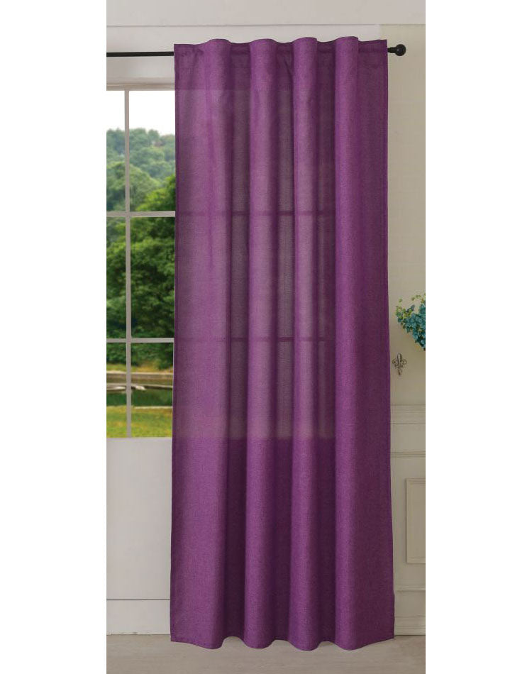 Vorhang Schal verdeckte Schlaufen >>Cationic<< blickdicht Leinen Optik natura seidenmatt (HxB) Landhaus Stil 20440 Fuchsia Vorhang 20440fuchsia | girdainenbox.com