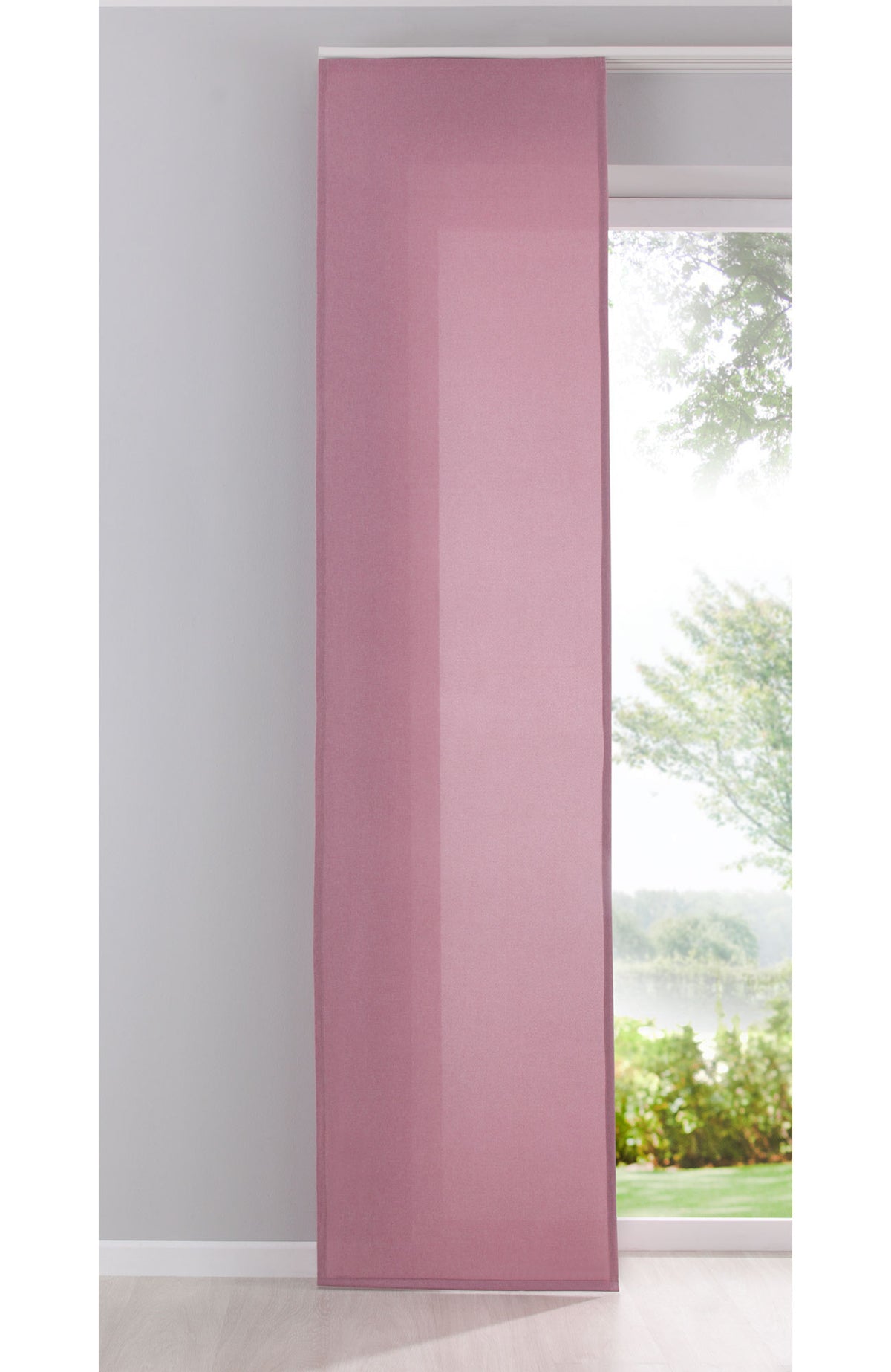 Flächenvorhang Schiebegardine Cationic blickdicht Leinen Optik natura seidenmatt Landhaus Stil 204411 Altrosa Schiebegardine 204411altrosa | girdainenbox.com