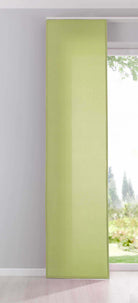 Flächenvorhang Schiebegardine Cationic blickdicht Leinen Optik natura seidenmatt Landhaus Stil 204411 Limette Schiebegardine 204411limette | girdainenbox.com