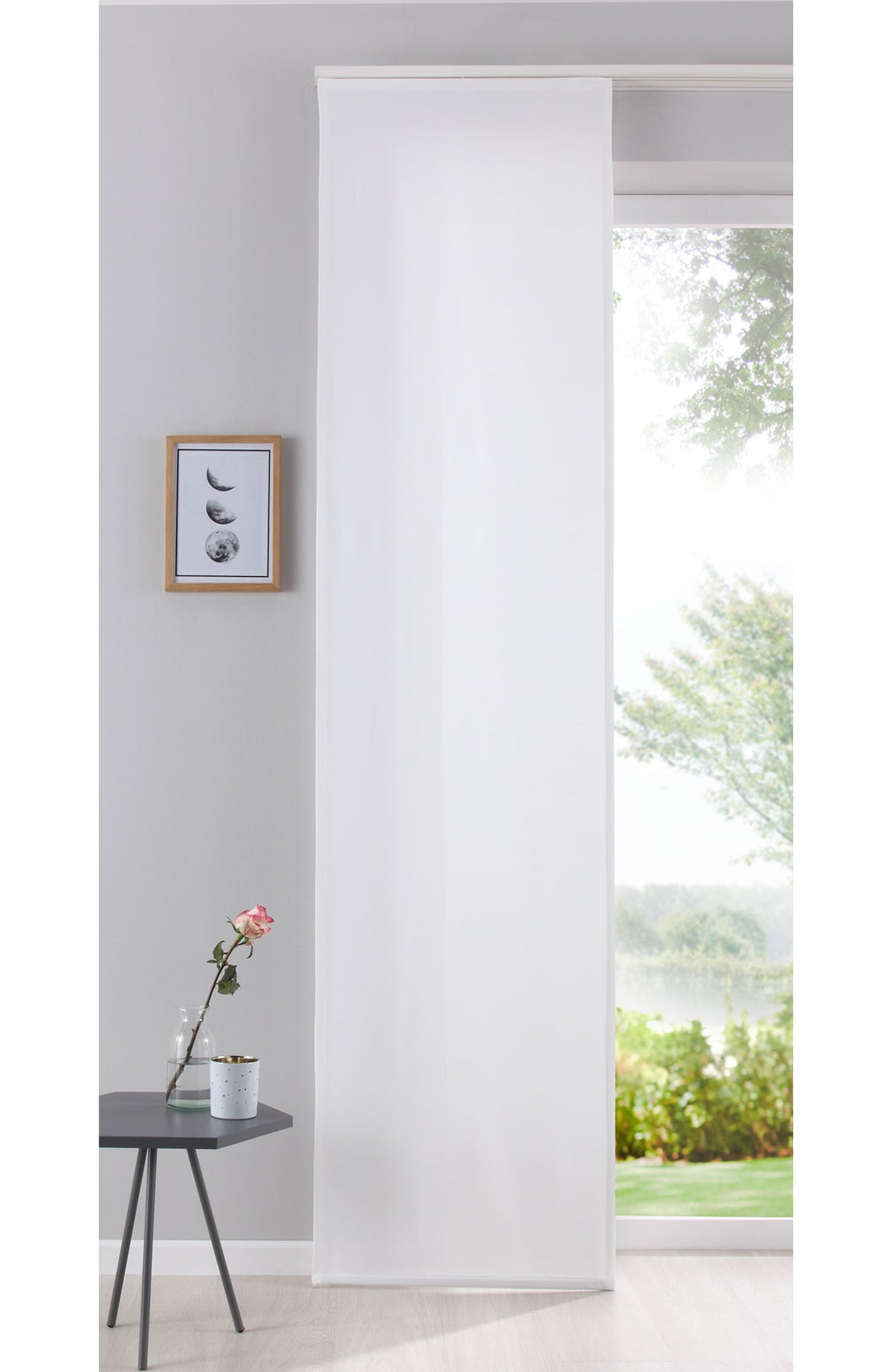 Flächenvorhang Schiebegardine Cationic blickdicht Leinen Optik natura seidenmatt Landhaus Stil 204411 Natur Schiebegardine 204411natur | girdainenbox.com