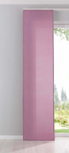 Flächenvorhang Schiebegardine Cationic blickdicht Leinen Optik natura seidenmatt Landhaus Stil 204411 Rosa Schiebegardine 204411rosa | girdainenbox.com
