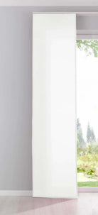 Flächenvorhang Schiebegardine Cationic blickdicht Leinen Optik natura seidenmatt Landhaus Stil 204411 Weiß Schiebegardine 204411weiss | girdainenbox.com