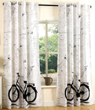 Vorhang Schal blickdicht verdeckte Schlaufen Universalband Digitaldruck (Höhe x Breite cm) 204902 Fahrrad 1 Stück 245x140 Vorhang Set 204902fahrrad_1cccf48b-43b3-4e17-92a9-967e418257b9 | girdainenbox.com