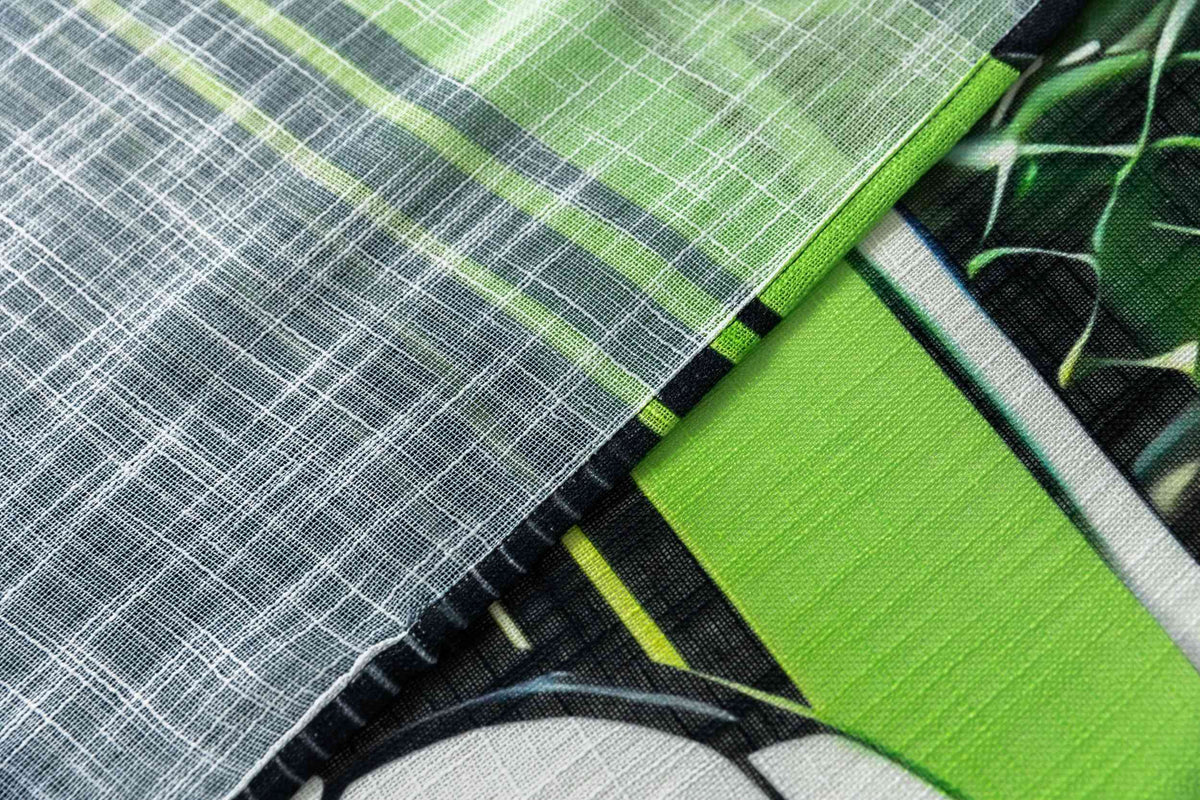 Vorhang Ösen Grobfaser »Seoul Collection« Digital Druck Ösen Gardinen Linenlook-Struktur Halbransparent Blickdicht 2024120 Vorhang 3F3A6007 | girdainenbox.com