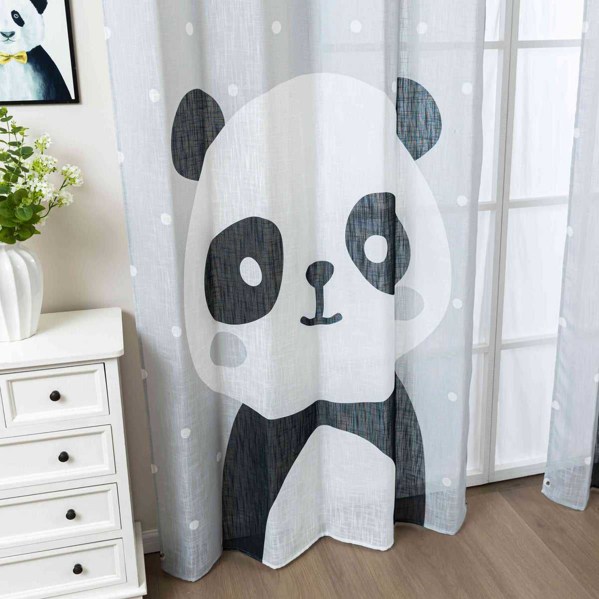 Vorhang Ösen Grobfaser »Seoul Collection« Digital Druck Ösen Gardinen Linenlook-Struktur Halbransparent Blickdicht 2024120 Vorhang 3F3A6091 | girdainenbox.com