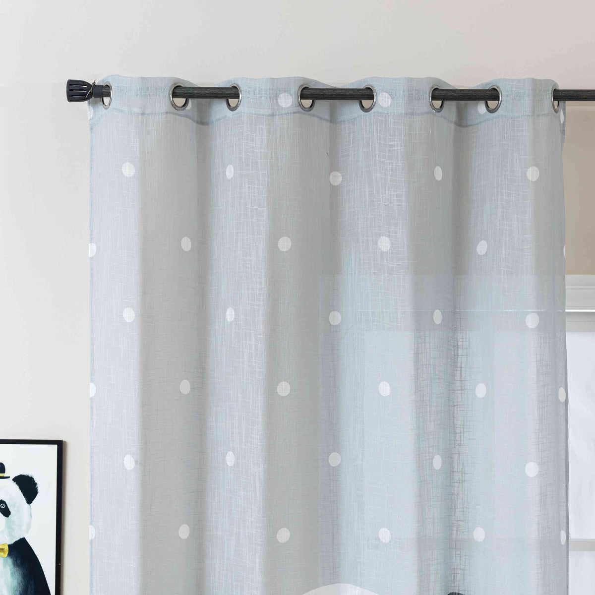 Vorhang Ösen Grobfaser »Seoul Collection« Digital Druck Ösen Gardinen Linenlook-Struktur Halbransparent Blickdicht 2024120 Vorhang 3F3A6098 | girdainenbox.com