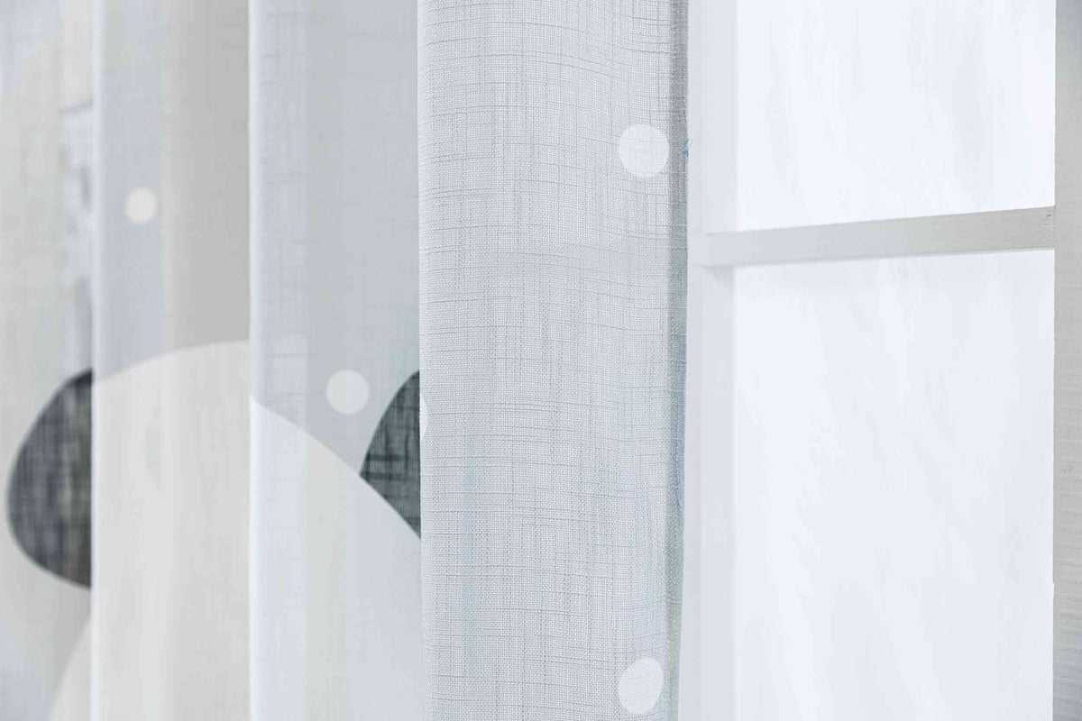 Vorhang Ösen Grobfaser »Seoul Collection« Digital Druck Ösen Gardinen Linenlook-Struktur Halbransparent Blickdicht 2024120 Vorhang 3F3A6108 | girdainenbox.com