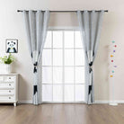 2er Set Vorhang Ösen Grobfaser »Seoul Collection« Digital Druck Ösen Linenlook-Struktur Halbransparent Blickdicht Gardinen Vorhang 3F3A6134_1 | girdainenbox.com