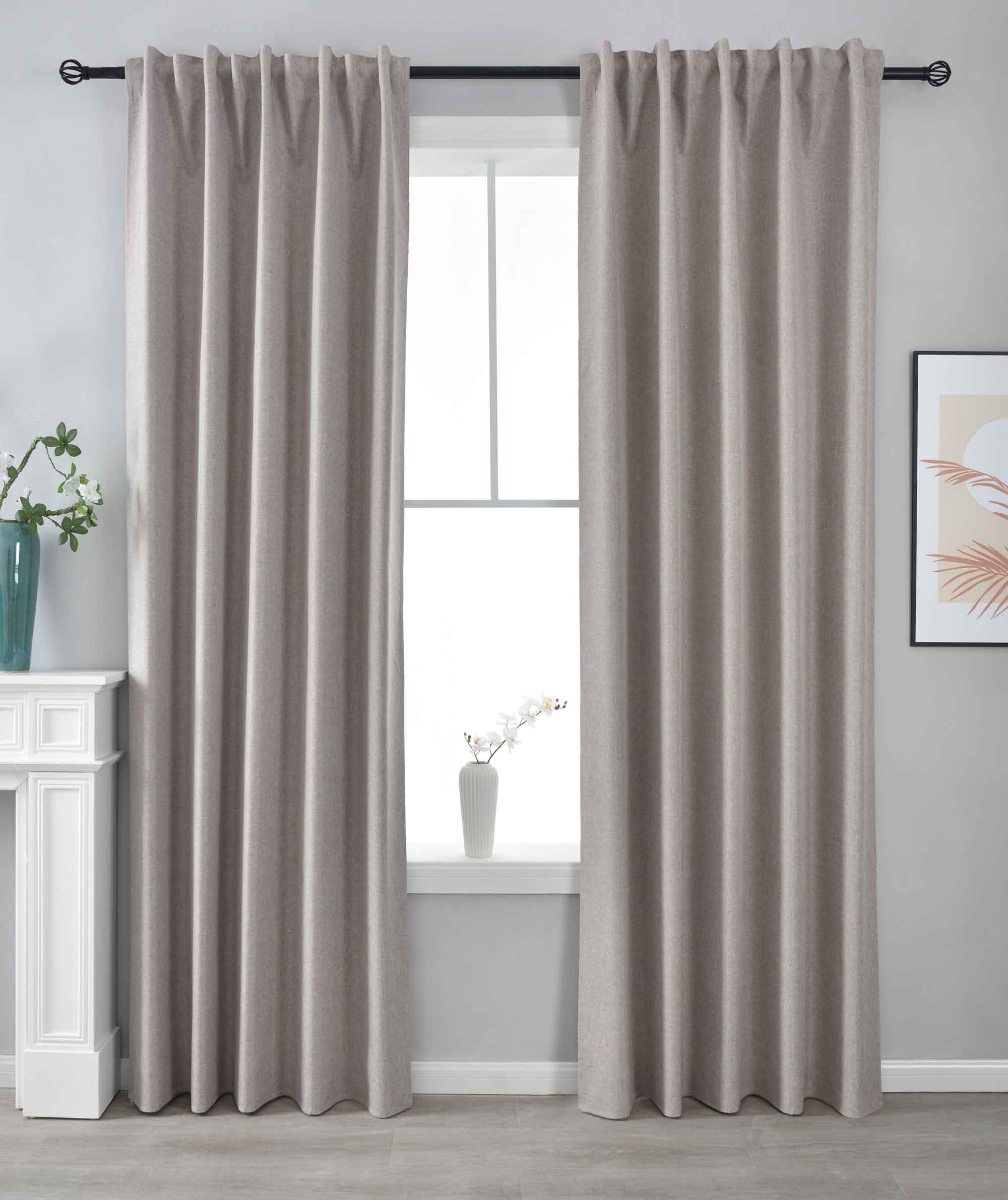 2er Set Verdunkelungsvorhänge 100% Verdunkelung »BOSTON Dark« mit Multibandaufhängung 2023600-2 Taupe HxB 245x140 cm Vorhang Set 47596040585480_57507db4-c57e-4c85-ae96-2c50a6576ef6 | girdainenbox.com