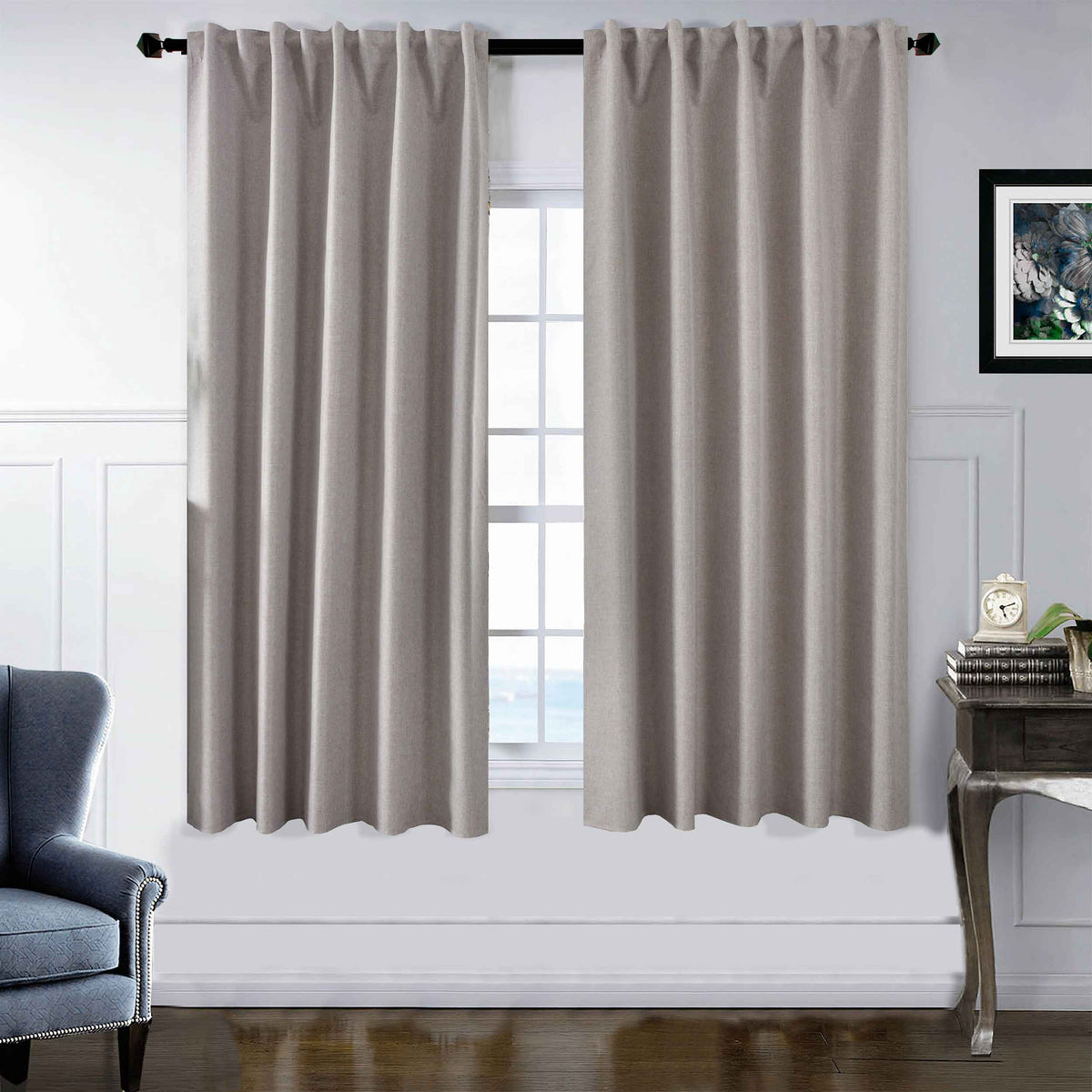 2er Set Verdunkelungsvorhänge 100% Verdunkelung »BOSTON Dark« mit Multibandaufhängung 2023600-2 Taupe HxB 175x140 cm Vorhang Set 47596045107464_227babb4-884f-4b3f-b48c-33180e8f2e00 | girdainenbox.com