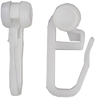 100 Gardinenröllchen, Rollringe, Universalhaken, Gardinengleiter - Leise und Effiziente Gleiter für Innenlaufschienen und -stangen | Made in Germany | Ø8mm x 8mm x 27mm 20231000 Gardinen Zubehör 47924501774600_4a73b606-df79-4d66-9842-5519f7a561f3 | girdainenbox.com