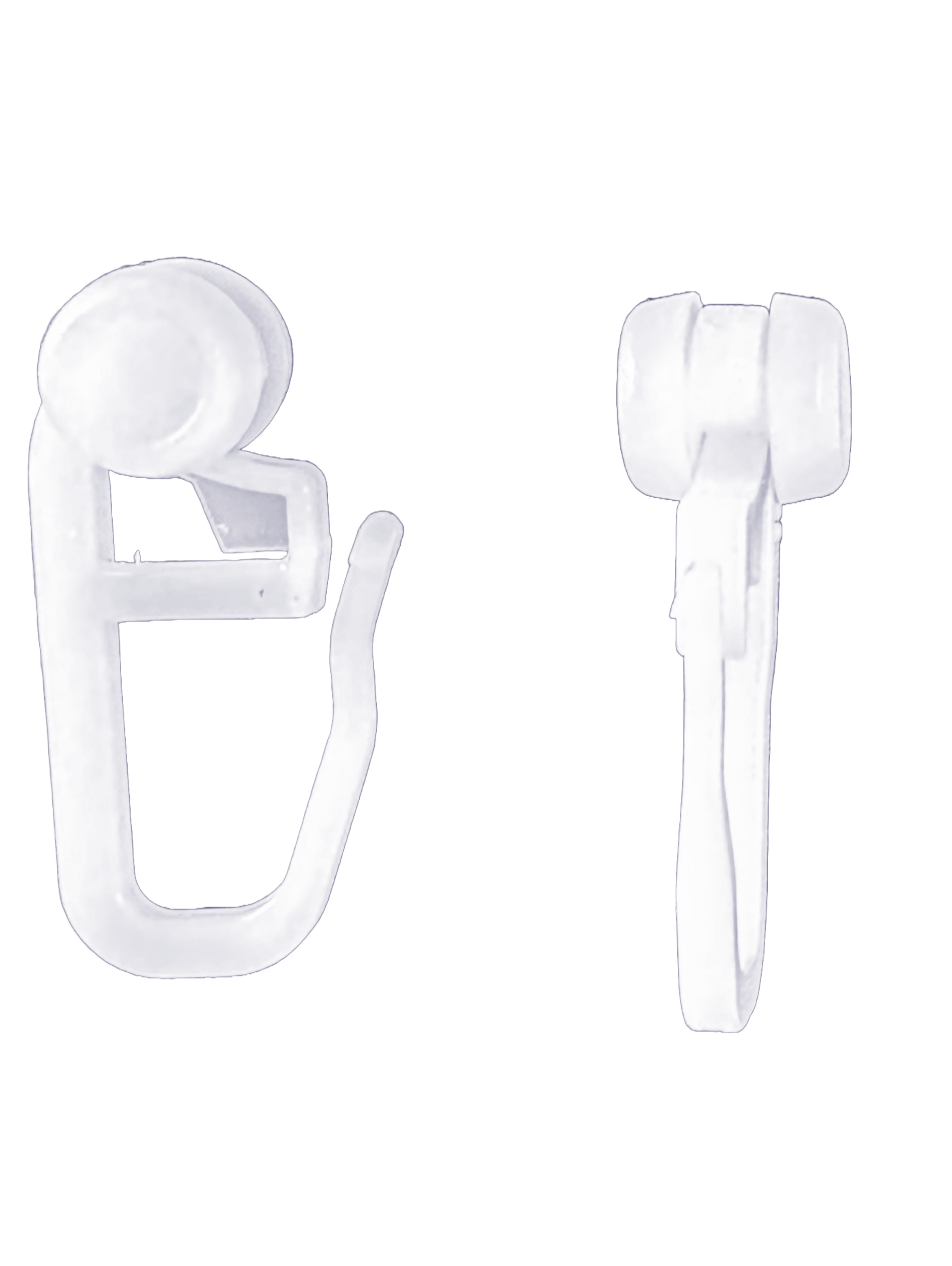 100 Gardinenröllchen, Rollringe, Universalhaken, Gardinengleiter - Leise und Effiziente Gleiter für Innenlaufschienen und -stangen | Made in Germany | Ø8mm x 8mm x 27mm 20231000 Gardinen Zubehör 49340487926024_685a4140-2ba5-4ba6-b932-b7d1105592d4 | girdainenbox.com