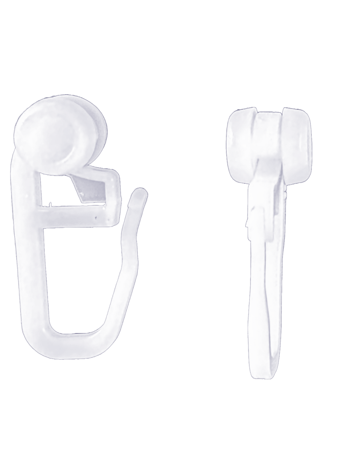 100 Gardinenröllchen, Rollringe, Universalhaken, Gardinengleiter - Leise und Effiziente Gleiter für Innenlaufschienen und -stangen | Made in Germany | Ø8mm x 8mm x 27mm 20231000 Gardinen Zubehör 49340487926024_685a4140-2ba5-4ba6-b932-b7d1105592d4 | girdainenbox.com