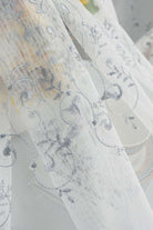 Gardine Raschel Stickerei Design »Florenz« Multiband für Gardinenschiene und Gardinenstange Elegante Fensterdekoration 2023200 Gardinenschal 593A0098 | girdainenbox.com