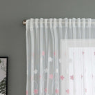 Gardine Raschel Stickerei Design »Florenz« Multiband für Gardinenschiene und Gardinenstange Elegante Fensterdekoration 2023200 Gardinenschal 593A0125 | girdainenbox.com