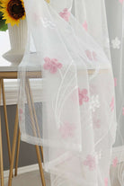 Gardine Raschel Stickerei Design »Florenz« Multiband für Gardinenschiene und Gardinenstange Elegante Fensterdekoration 2023200 Gardinenschal 593A0133 | girdainenbox.com