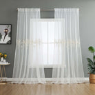 Gardine Raschel Stickerei Design »Florenz« Multiband für Gardinenschiene und Gardinenstange Elegante Fensterdekoration 2023200 Gardinenschal 593A0164 | girdainenbox.com