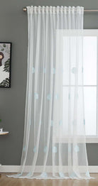 Gardine Raschel Stickerei Design »Florenz« Multiband für Gardinenschiene und Gardinenstange Elegante Fensterdekoration 2023200 Gardinenschal 593A0174-1 | girdainenbox.com