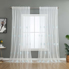 Gardine Raschel Stickerei Design »Florenz« Multiband für Gardinenschiene und Gardinenstange Elegante Fensterdekoration 2023200 Gardinenschal 593A0174 | girdainenbox.com