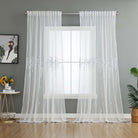 Gardine Raschel Stickerei Design »Florenz« Multiband für Gardinenschiene und Gardinenstange Elegante Fensterdekoration 2023200 Gardinenschal 593A0194 | girdainenbox.com