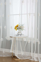Gardine Raschel Stickerei Design »Florenz« Multiband für Gardinenschiene und Gardinenstange Elegante Fensterdekoration 2023200 Gardinenschal 593A0212 | girdainenbox.com