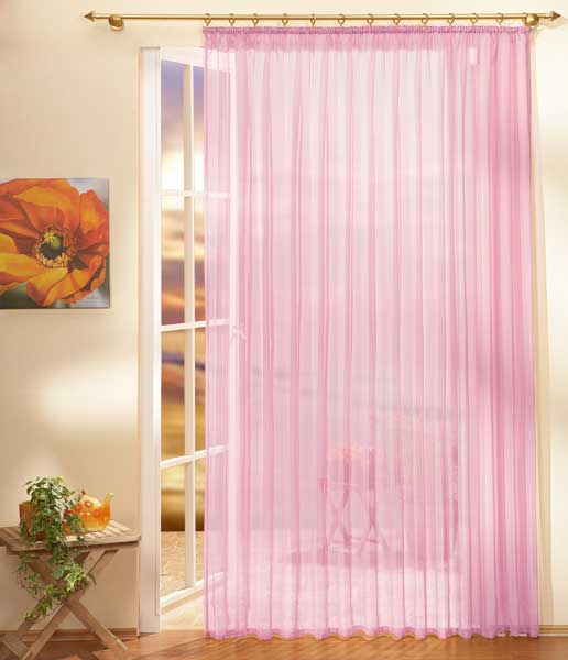 Gardinen Store Voile mit Kräuselband 610001