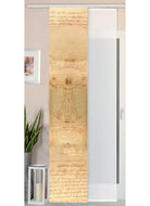 2er Set Schiebegardine Flächenvorhang Wildseide Optik und Voile Paneel 80400 Da Vinci Schiebegardine 80400da_vinci | girdainenbox.com