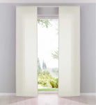 2er Pack Flächenvorhänge Schiebegardinen komplett Set Cationic blickdicht Leinen Optik natura seidenmatt Landhaus Stil 204411-2 Creme Schiebegardine Fl_chenvorh_nge_creme | girdainenbox.com
