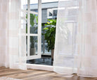 2er Set Gardine »VALENCIA« Multiband Aufhängung Scherli Transparent Leinen-Optik 2023400-408S-2 Gardinen Set Img1693_1 | girdainenbox.com