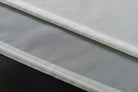 Doppel Raffrollo Palma Microsatin matt Voile Faltgardinen Faltrollo Schlaufenrollo mit Universalgardinenband 20410 Raffrollo Img29914 | girdainenbox.com