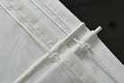 Doppel Raffrollo Palma Microsatin matt Voile Faltgardinen Faltrollo Schlaufenrollo mit Universalgardinenband 20410 Raffrollo Img29917 | girdainenbox.com