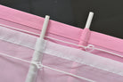 Doppel Raffrollo Palma Microsatin matt Voile Faltgardinen Faltrollo Schlaufenrollo mit Universalgardinenband 20410 Raffrollo Img29947 | girdainenbox.com