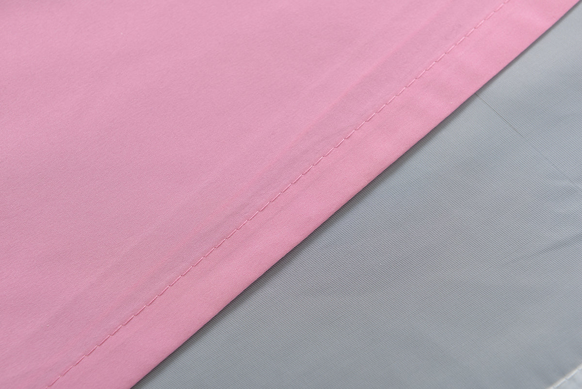 Doppel Raffrollo Palma Microsatin matt Voile Faltgardinen Faltrollo Schlaufenrollo mit Universalgardinenband 20410 Raffrollo Img29948 | girdainenbox.com