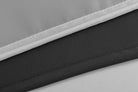 Doppel Raffrollo Palma Microsatin matt Voile Faltgardinen Faltrollo Schlaufenrollo mit Universalgardinenband 20410 Raffrollo Img30003 | girdainenbox.com