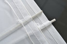 Doppel Raffrollo Palma Microsatin matt Voile Faltgardinen Faltrollo Schlaufenrollo mit Universalgardinenband 20410 Raffrollo Img30021 | girdainenbox.com