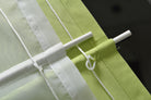 Doppel Raffrollo Palma Microsatin matt Voile Faltgardinen Faltrollo Schlaufenrollo mit Universalgardinenband 20410 Raffrollo Img35837 | girdainenbox.com