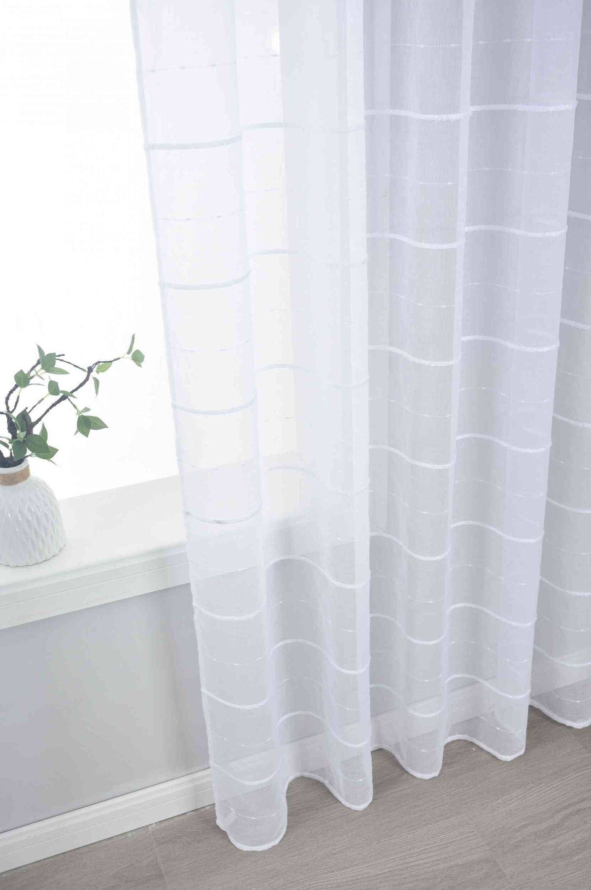 2er Set Gardine »VALENCIA« Multiband Aufhängung Scherli Transparent Leinen-Optik 2023400-408S-2 Gardinen Set Img3891 | girdainenbox.com