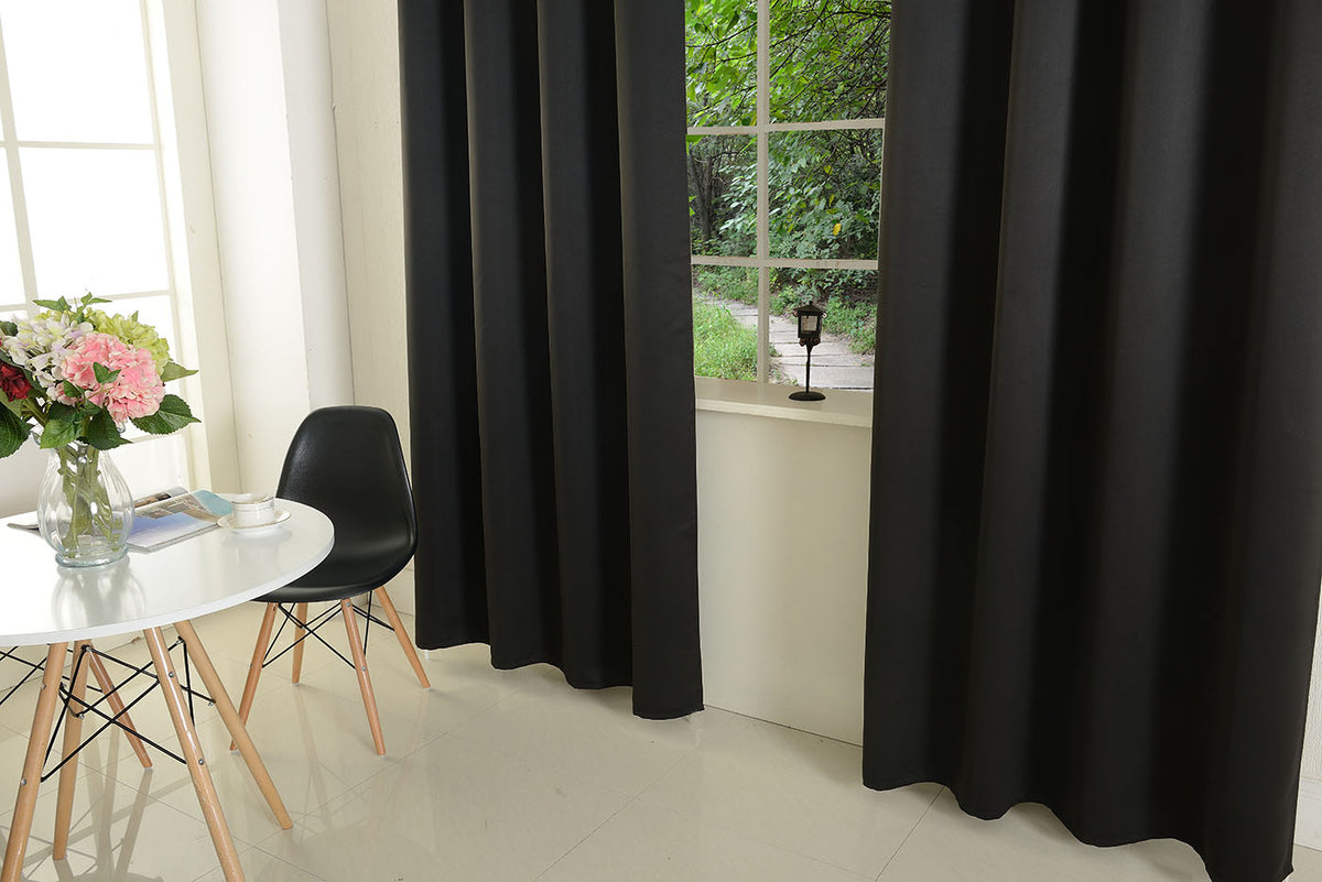 Verdunkelungsvorhang Ösen matt uni Farben blickdicht Blackout 20600 Vorhang Img49660 | girdainenbox.com