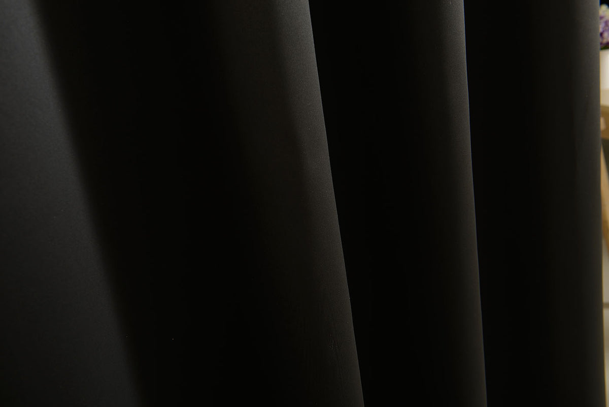 Verdunkelungsvorhang Ösen matt uni Farben blickdicht Blackout 20600 Vorhang Img49661 | girdainenbox.com