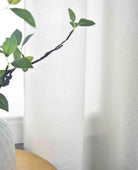 Halbtransparente Gardine mit Ösen »Leipzig« Kettenmuster lichtdurchlässig elegante Struktur 202450 Gardinenschal Img7347 | girdainenbox.com