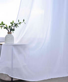 Halbtransparente Gardine mit Ösen »Leipzig« Kettenmuster lichtdurchlässig elegante Struktur 202450 Gardinenschal Img7463 | girdainenbox.com