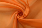 2er-Pack Ösen Gardinen Transparent Vorhang Set Wohnzimmer Voile Ösenvorhang Bleibandabschluß 203322 Gardinen Set orange_3 | girdainenbox.com