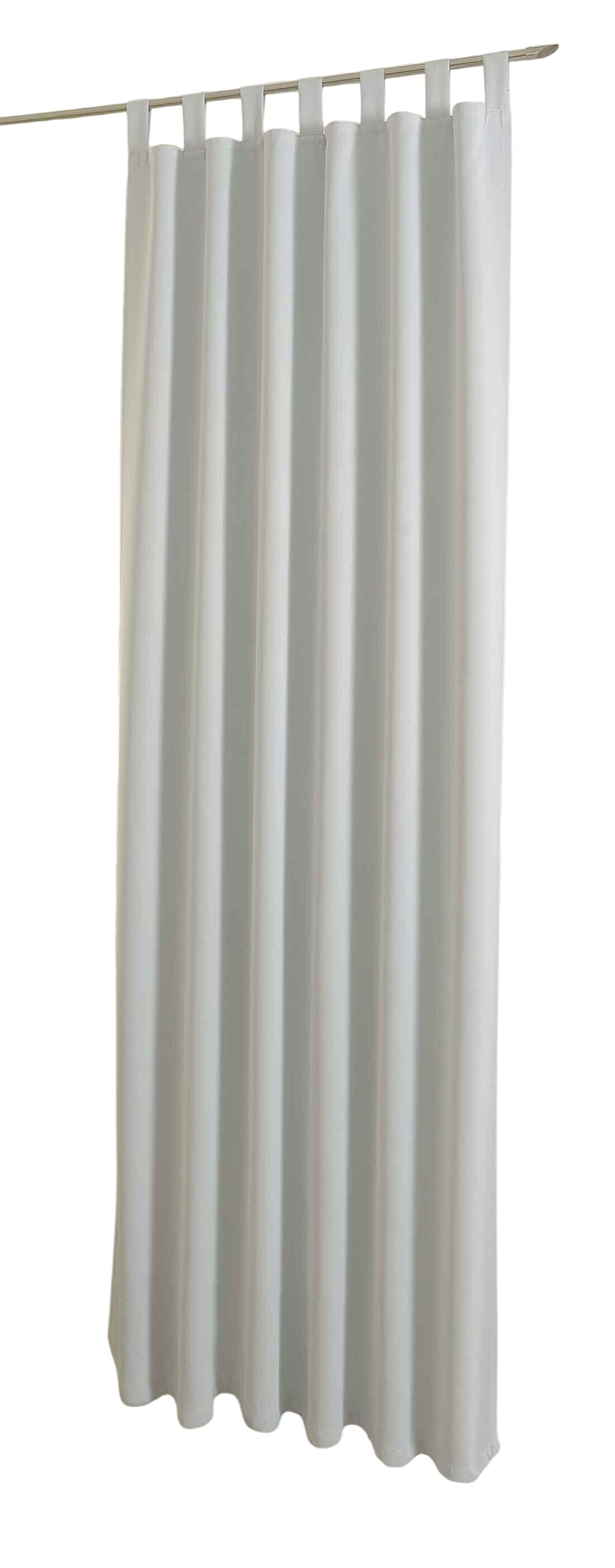 Verdunkelungsvorhang Schlaufen »Stein« HxB 245x135 cm Stein Blackout Matt Uni Kräuselband 20610X Vorhang verdunkelungsvorhang-stein-detaillierte-ansicht-vorhangfalten | girdainenbox.com